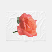 Sluit Foto van Single Roos Fleece Deken (Voorkant (Horizontaal))