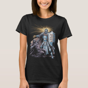 Sluit Geen Vrede Met Kwaad Aartsengel Michael Jezu T-shirt