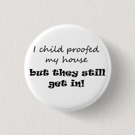Sluit gezegden op de knoppen voor nieuwe ouderscha ronde button 3,2 cm