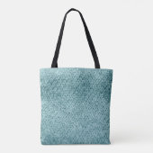 Sluit groene gebreide textureerde achtergrond. tote bag (Achterkant)