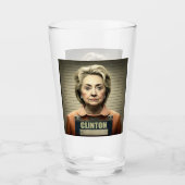 Sluit haar op! - Hillary Clinton Glass Glas (Voorkant)