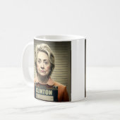 Sluit haar op! - Hillary Clinton Koffiemok (Voorkant links)