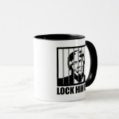 Sluit hem op! Anti-Trump Politieke Humor Mok (Voorkant rechts)