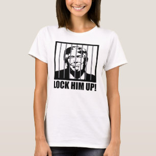 Sluit hem op! Anti-Trump Politieke Humor T-shirt