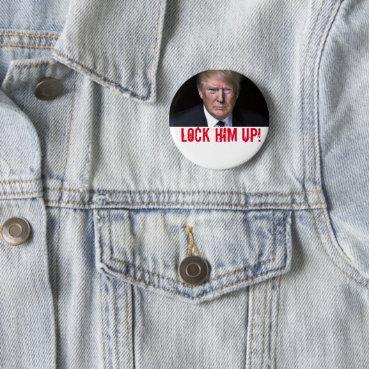 'Sluit hem op!' Ronde Button 5,7 Cm (In situ)