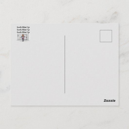 Sluit hem op Trump Briefkaart (Achterkant)