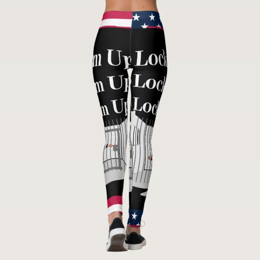 Sluit hem op Trump Leggings (Achterkant)