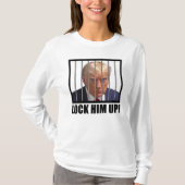 Sluit hem op! Trump Mugshot T-shirt (Voorkant)