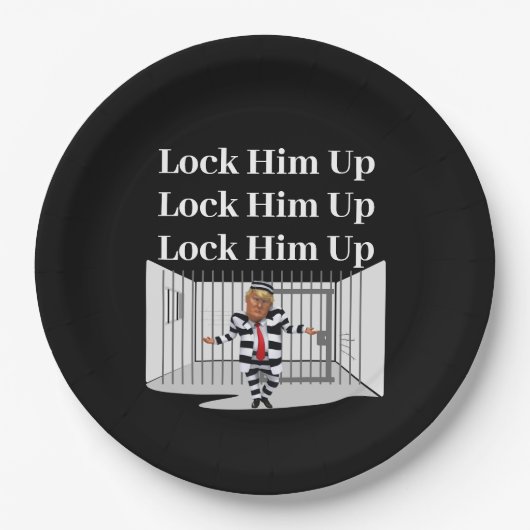 Sluit hem op Trump Paper Bord (Voorkant)
