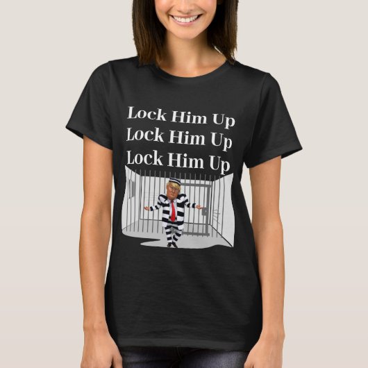 Sluit hem op Trump T-shirt (Voorkant)