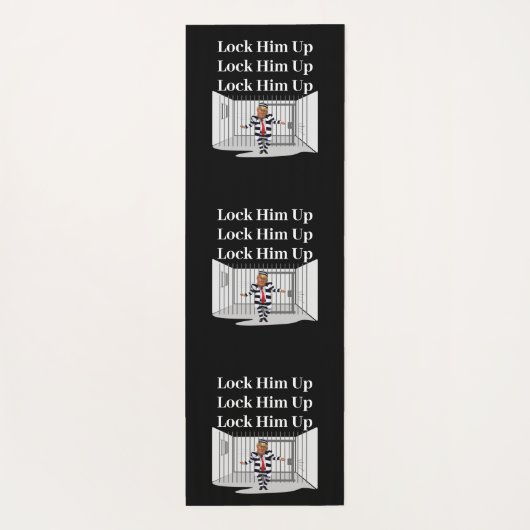 Sluit hem op Trump Yoga Mat (Achterkant)