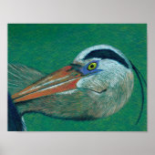 Sluit Heron af Poster (Voorkant)