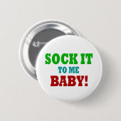 Sluit het aan mij ronde button 5,7 cm (Voorkant /achterkant)