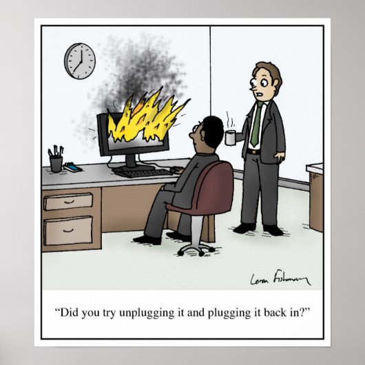 Sluit het apparaat uit en stop het terug in Cartoo Poster (Voorkant)