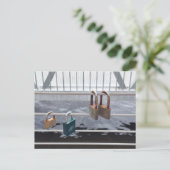 Sluit het briefkaart (Staand voorkant)