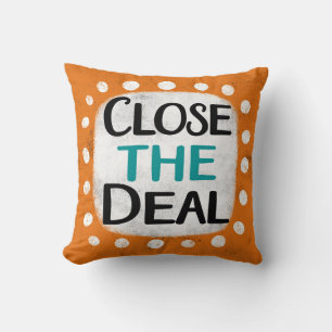 Sluit het deal Sierkussen