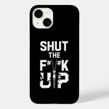 Sluit het F#%K Up Bold Typography iPhone 14 Hoesje