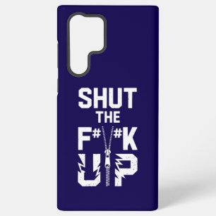 Sluit het F#%K Up Bold Typography Samsung S22 Hoes Galaxy Hoesje