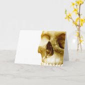 Sluit het frontale uitzicht van de hersenen in een kaart (Gele Bloem)