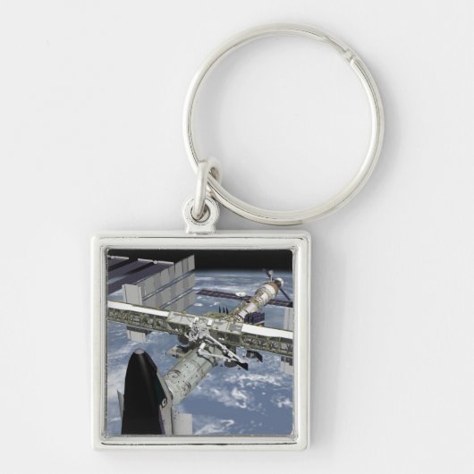 Sluit het uitzicht van de Sluiting die is gedokt Sleutelhanger (Voorkant)