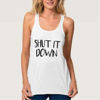 Sluit het vrouwenreservoir af tanktop