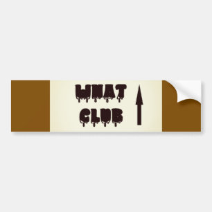SLUIT JE AAN BIJ DE CLUB FUN DESIGN MET TEKST BUMPERSTICKER