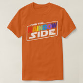 Sluit je aan bij de Rainbow Side T-shirt (Design voorkant)