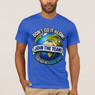 Sluit je aan bij het Team – Mondiaal Samenwerkings T-shirt