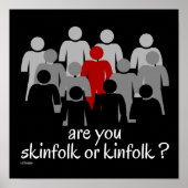 SLUIT JE AAN HET SCHERM OF KINFOLK? POSTER (Voorkant)