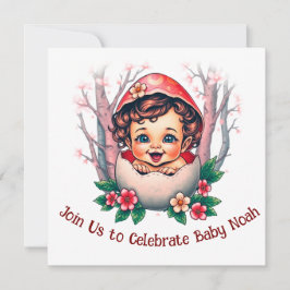 Sluit je bij ons aan om de Baby te Vieren Feestdagenkaart