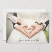 Sluit je bij ons aan op onze speciale dag, trouwui kaart (Voorkant)