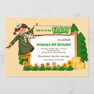 Sluit je bij ons op de boerderij Uitnodiging