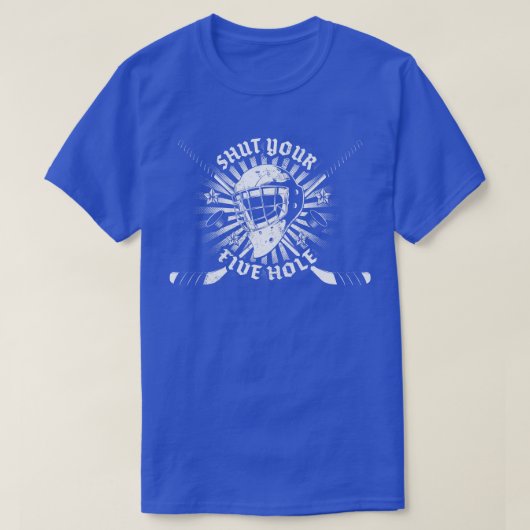 Sluit je Five Hole Ice Hockey T-shirt (Design voorkant)