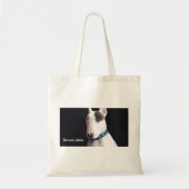 Sluit je tas van de pasteopening. (Voorkant)