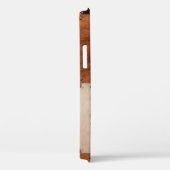 Sluit lederen patchwork gestructureerde achtergron Case-Mate iPhone case (Achterkant / Rechts)