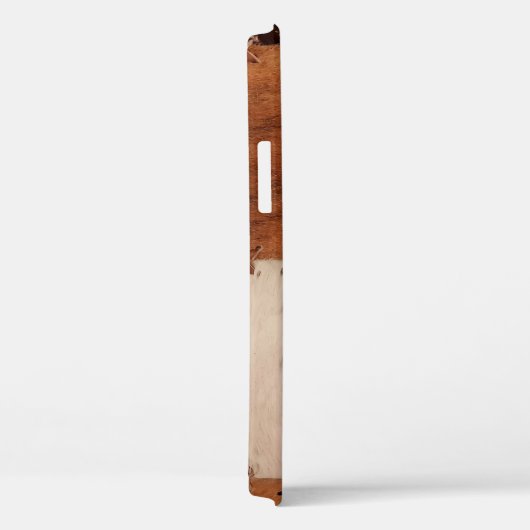 Sluit lederen patchwork gestructureerde achtergron Case-Mate iPhone case (Achterkant / Rechts)