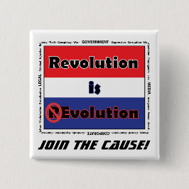 Sluit me aan bij de Oorzaak Vierkante Button 5,1 Cm