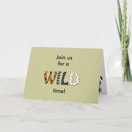 Sluit me aan bij ons voor een WILDE TIJD (Voorkant)