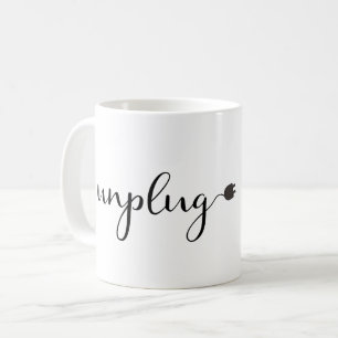 Sluit met de Tekst van het Manuscript en Stop af Koffiemok