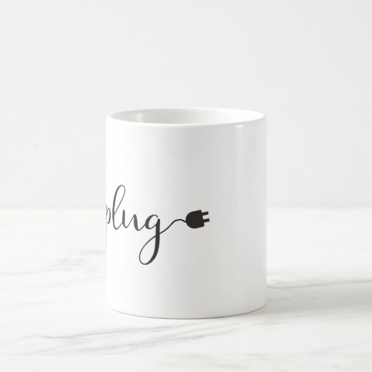 Sluit met de Tekst van het Manuscript en Stop af Koffiemok (Center)