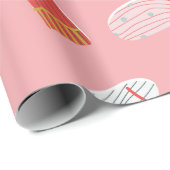 Sluit naadloos patroon aan. Cozy hand-getekende ca Cadeaupapier (Rol Hoek)