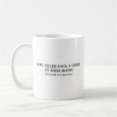 Sluit nooit een kind in hun Room.pdf Koffiemok (Links)