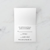 Sluit omhoog Rood toenam RSVP (Binnen)