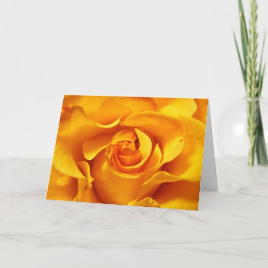 Sluit omhoog van Geel toenam Kaart (Voorkant)