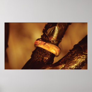 Sluit omhoog van Ring Poster