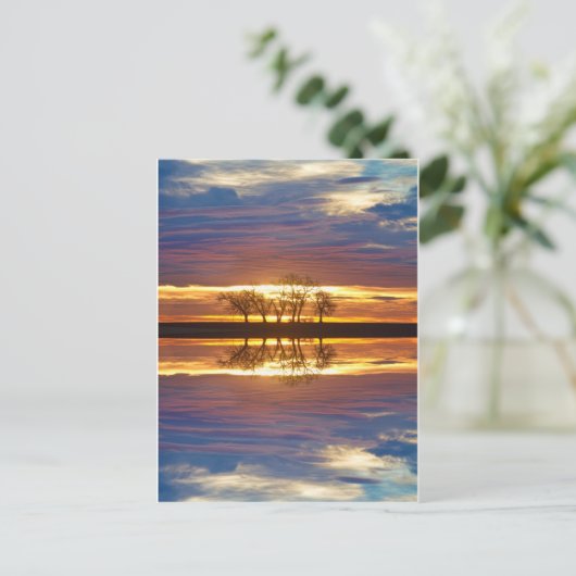 Sluit ontmoet Twee Briefkaart (Staand voorkant)