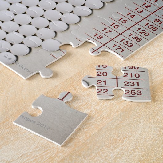 Sluit pillen in sorteerlade legpuzzel (Zijkant)