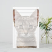 Sluit portret van een kitten af briefpapier (Staand voorkant)