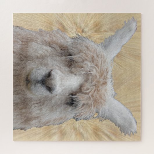 Sluit Puzzle af: Alpaca uit Peru Legpuzzel (Horizontaal)