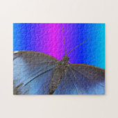 Sluit Puzzle af: Blue Morpho Butterfly Legpuzzel (Horizontaal)